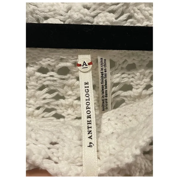 BY ANTHROPOLOGIE Antique White Knit Mini Dress - Picture 2 of 3